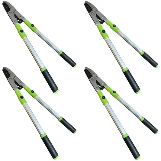 Extendable Anvil Lopper Tree Trimmer with Compound Action, Chops Thick Branches