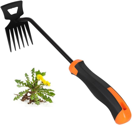 2025 New Garden Weeding Tools Manganese Steel Hand Weeder Tool with Handle